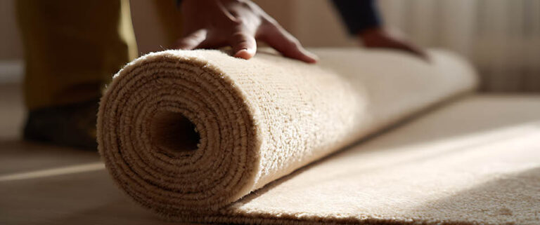 How to dispose old carpet