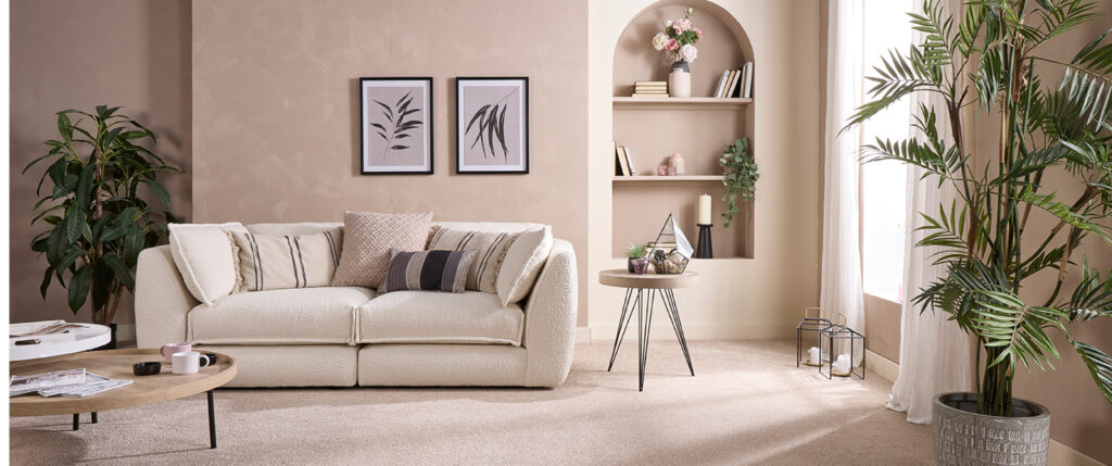 Neutral living room decor