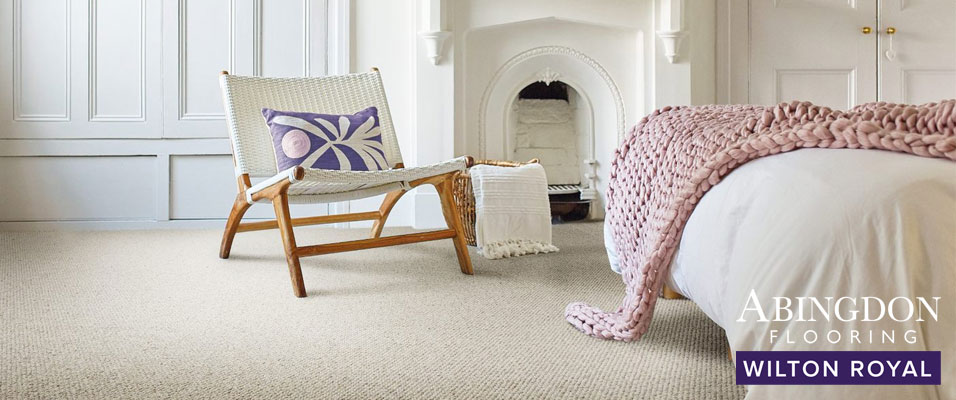 Our Royal Windsor range, a 100% wool loop in a bedroom